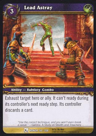 World of Warcraft TCG | Lead Astray - Fields of Honor 58/208 | The Nerd Merchant