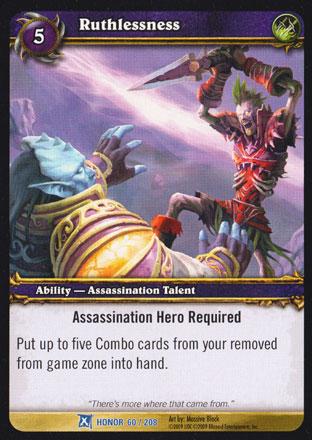 World of Warcraft TCG | Ruthlessness - Fields of Honor 60/208 | The Nerd Merchant