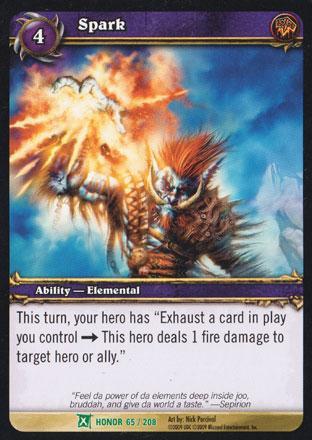 World of Warcraft TCG | Spark (Foil) - Fields of Honor 65/208 | The Nerd Merchant