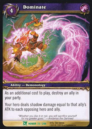 World of Warcraft TCG | Dominate - Fields of Honor 72/208 | The Nerd Merchant