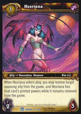 World of Warcraft TCG | Hesriana - Fields of Honor 73/208 | The Nerd Merchant