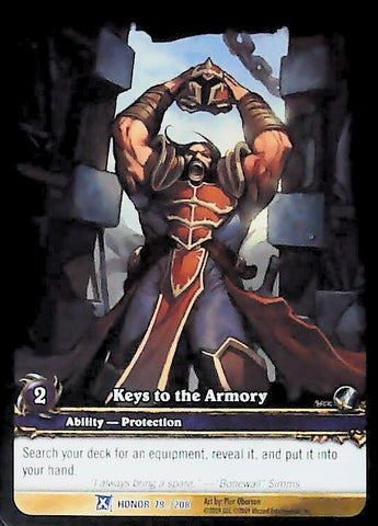 World of Warcraft TCG | Keys To The Armory (Extended Art) - Fields of Honor 78/208 | The Nerd Merchant