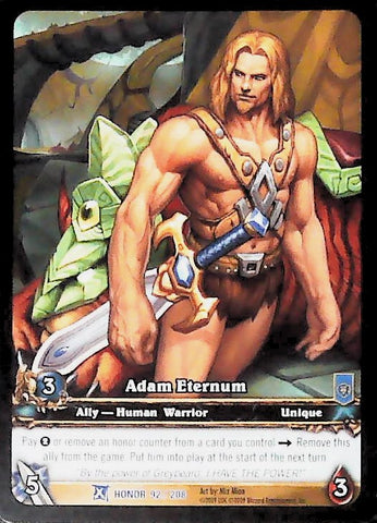 World of Warcraft TCG | Adam Eternum (Extended Art) - Fields of Honor 92/208 | The Nerd Merchant