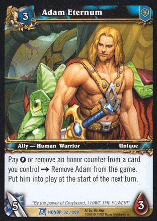 World of Warcraft TCG | Adam Eternum - Fields of Honor 92/208 | The Nerd Merchant
