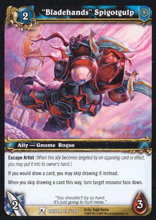 World of Warcraft TCG | Bladehands Spigotgulp - Fields of Honor 94/208 | The Nerd Merchant