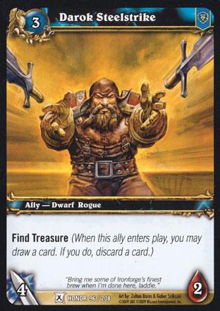 World of Warcraft TCG | Darok Steelstrike - Fields of Honor 96/208 | The Nerd Merchant