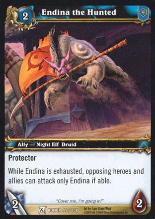 World of Warcraft TCG | Endina the Hunted - Fields of Honor 99/208 | The Nerd Merchant