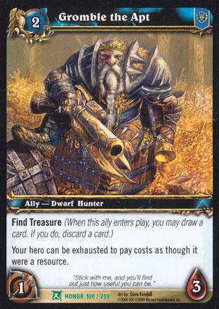 World of Warcraft TCG | Gromble the Apt (Foil) - Fields of Honor 100/208 | The Nerd Merchant