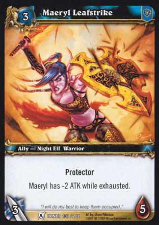 World of Warcraft TCG | Maeryl Leafstrike - Fields of Honor 107/208 | The Nerd Merchant