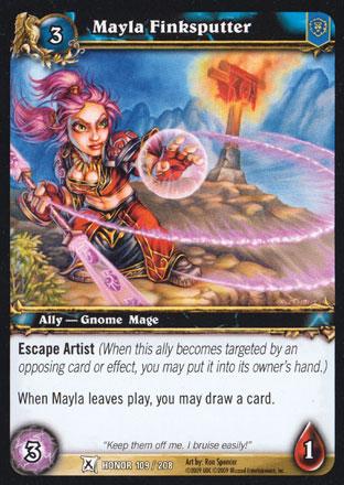 World of Warcraft TCG | Mayla Finksputter - Fields of Honor 109/208 | The Nerd Merchant