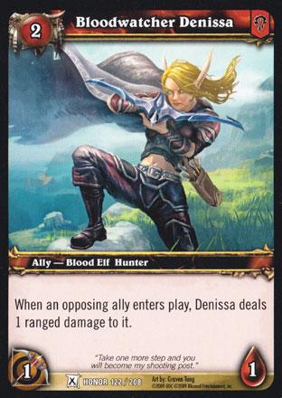 World of Warcraft TCG | Bloodwatcher Denissa - Fields of Honor 122/208 | The Nerd Merchant