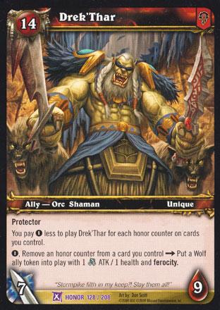 World of Warcraft TCG | Drek'Thar - Fields of Honor 128/208 | The Nerd Merchant