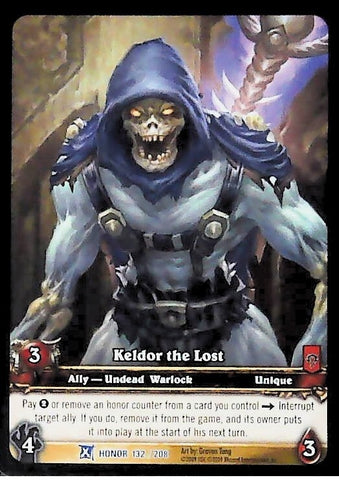 World of Warcraft TCG | Keldor The Lost (Extended Art) - Fields of Honor 132/208 | The Nerd Merchant