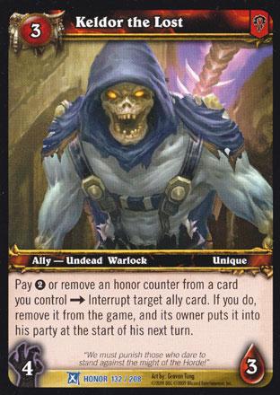World of Warcraft TCG | Keldor the Lost - Fields of Honor 132/208 | The Nerd Merchant