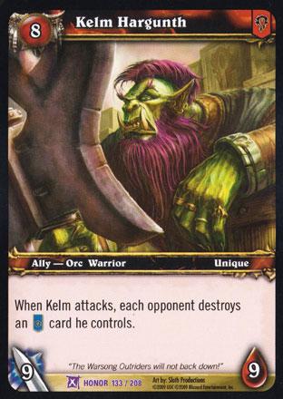 World of Warcraft TCG | Kelm Hargunth - Fields of Honor 133/208 | The Nerd Merchant