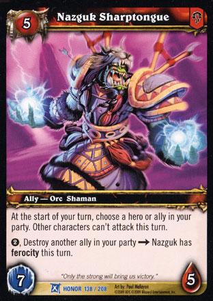 World of Warcraft TCG | Nazguk Sharptongue - Fields of Honor 138/208 | The Nerd Merchant