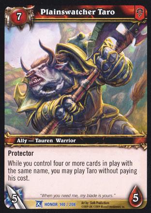 World of Warcraft TCG | Plainswatcher Taro - Fields of Honor 140/208 | The Nerd Merchant