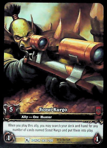 World of Warcraft TCG | Scout Kurgo (Extended Art)  - Fields of Honor 143/208 | The Nerd Merchant