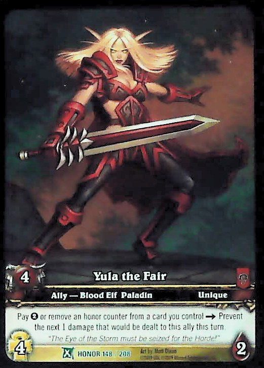 World of Warcraft TCG | Yula the Fair (Extended Art) - Fields of Honor 148/208 | The Nerd Merchant