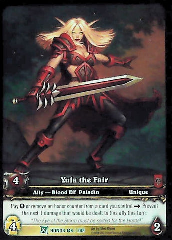 World of Warcraft TCG | Yula the Fair (Extended Art) - Fields of Honor 148/208 | The Nerd Merchant