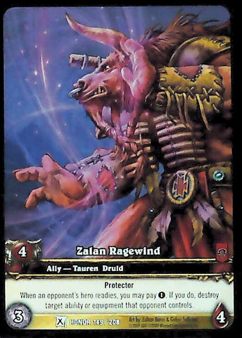 World of Warcraft TCG | Zalan Ragewind (Extended Art) - Fields of Honor 149/208 | The Nerd Merchant