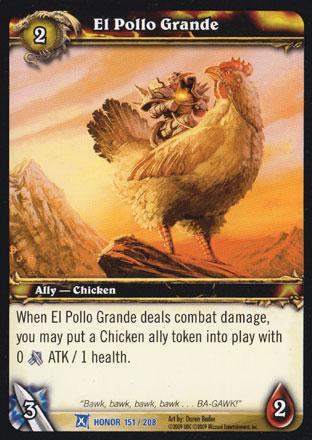 World of Warcraft TCG | El Pollo Grande - Fields of Honor 151/208 | The Nerd Merchant