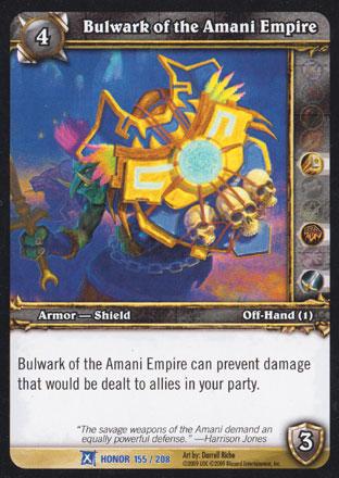 World of Warcraft TCG | Bulwark of the Amani Empire - Fields of Honor 155/208 | The Nerd Merchant