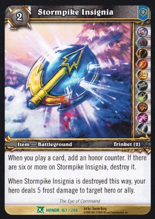 World of Warcraft TCG | Stormpike Insignia - Fields of Honor 167/208 | The Nerd Merchant