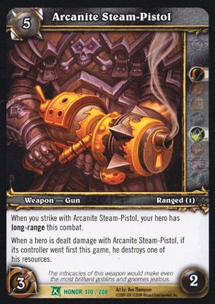 World of Warcraft TCG | Arcanite Steam-Pistol - Fields of Honor 170/208 | The Nerd Merchant