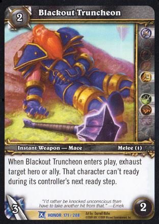 World of Warcraft TCG | Blackout Truncheon - Fields of Honor 171/208 | The Nerd Merchant