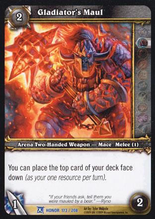 World of Warcraft TCG | Gladiator's Maul - Fields of Honor 173/208 | The Nerd Merchant