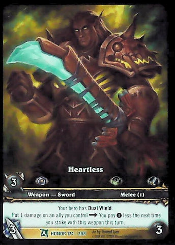 World of Warcraft TCG | Heartless (Extended Art) - Fields of Honor 174/208 | The Nerd Merchant