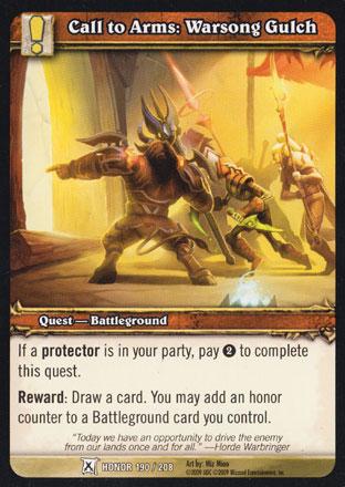 World of Warcraft TCG | Call to Arms; Warsong Gulch - Fields of Honor 190/208 | The Nerd Merchant