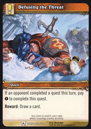 World of Warcraft TCG | Defusing the Threat - Fields of Honor 192/208 | The Nerd Merchant