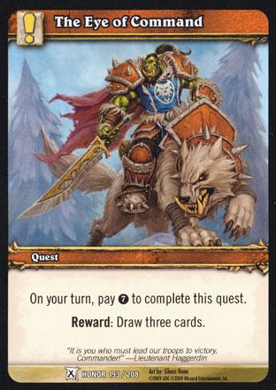 World of Warcraft TCG | The Eye of Command - Fields of Honor 193/208 | The Nerd Merchant