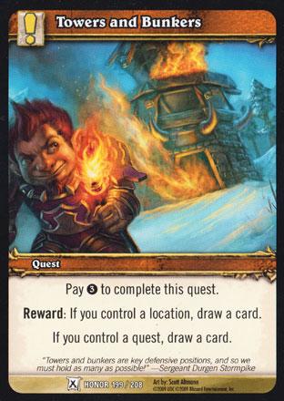 World of Warcraft TCG | Towers and Bunkers - Fields of Honor 199/208 | The Nerd Merchant