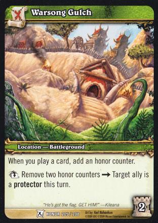 World of Warcraft TCG | Warsong Gulch - Fields of Honor 205/208 | The Nerd Merchant
