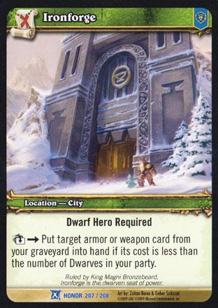 World of Warcraft TCG | Ironforge - Fields of Honor 207/208 | The Nerd Merchant
