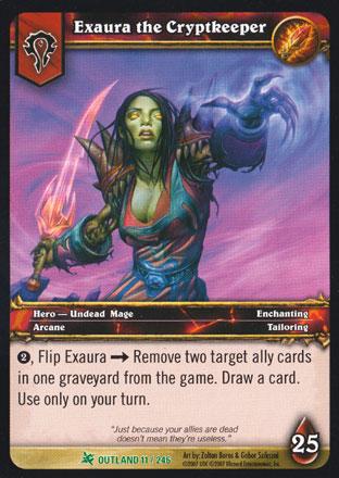 World of Warcraft TCG | Exaura the Cryptkeeper - Fires of Outland 11/246 | The Nerd Merchant