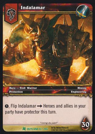 World of Warcraft TCG | Indalamar - Fires of Outland 13/246 | The Nerd Merchant