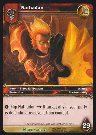 World of Warcraft TCG | Nathadan - Fires of Outland 15/246 | The Nerd Merchant