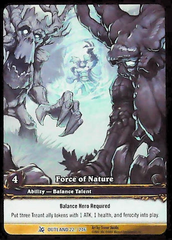 World of Warcraft TCG | Force Of Nature (Extended Art) - Fires of Outland 22/246 | The Nerd Merchant