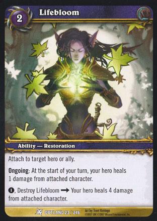 World of Warcraft TCG | Lifebloom - Fires of Outland 23/246 | The Nerd Merchant