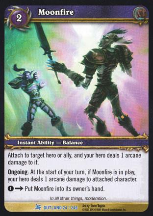 World of Warcraft TCG | Moonfire - Fires of Outland 24/246 | The Nerd Merchant