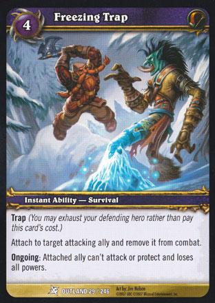 World of Warcraft TCG | Freezing Trap - Fires of Outland 29/246 | The Nerd Merchant