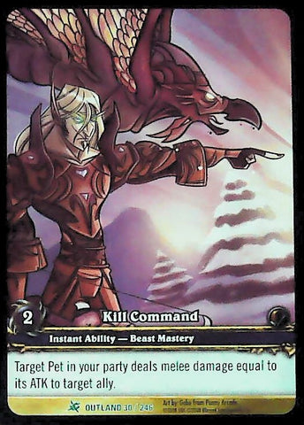 World of Warcraft TCG | Kill Command (Extended Art) - Fires of Outland 30/246 | The Nerd Merchant