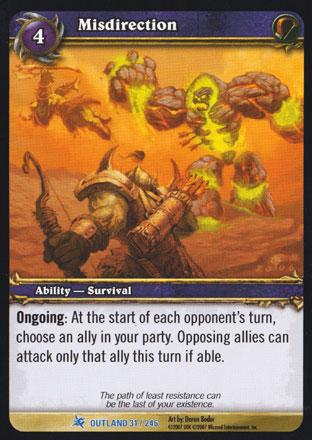 World of Warcraft TCG | Misdirection - Fires of Outland 31/246 | The Nerd Merchant