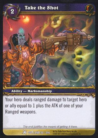 World of Warcraft TCG | Take the Shot - Fires of Outland 36/246 | The Nerd Merchant