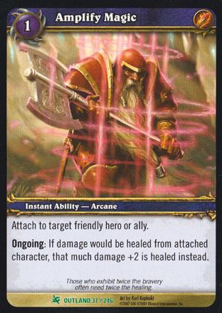 World of Warcraft TCG | Amplify Magic - Fires of Outland 37/246 | The Nerd Merchant