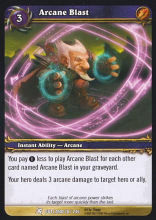 World of Warcraft TCG | Arcane Blast - Fires of Outland 38/246 | The Nerd Merchant